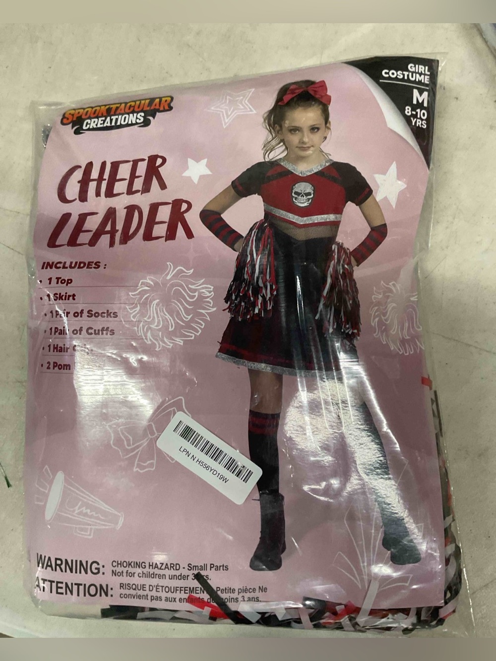 Spooktacular Creations Halloween Cheerleader Costume NIP Size: M - Picture 15 of 15